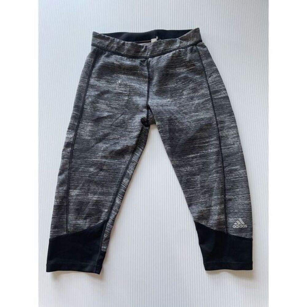 Adidas Climalite Leggings Grey And Black Size S‎
